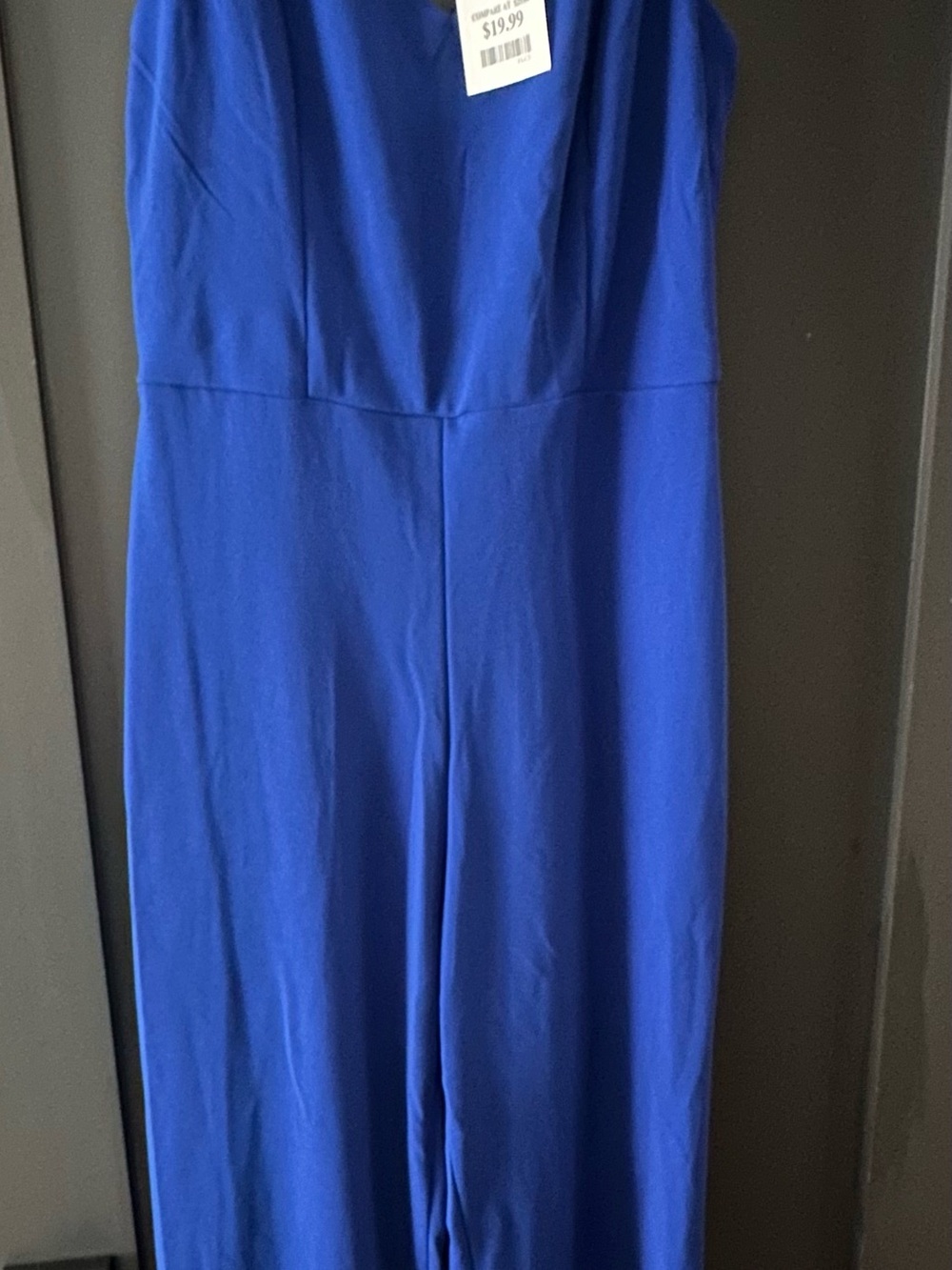 NWT Electric Blue Jumpsuit stretchy